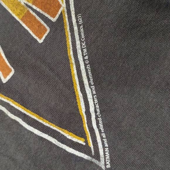 Batman Bat Signal Junk Food Clothing T Shirt New Men's Unisex XL New Gray Black - Picture 4 of 4